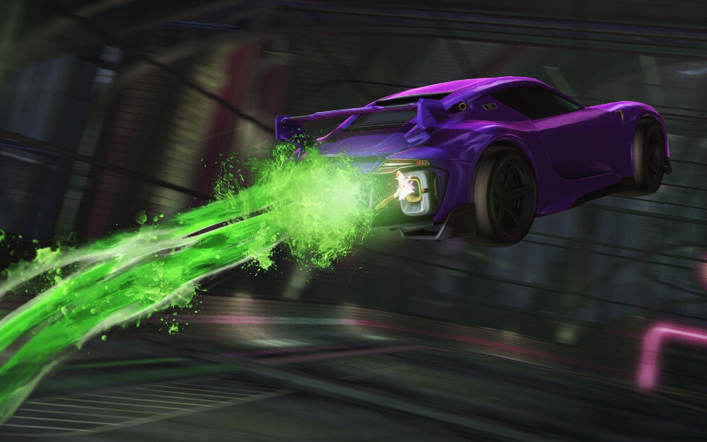 Rocket League Haunted Hallows - Ghostbusters Slime